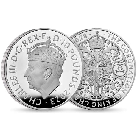 United Kingdom 2023 £10 King Charles III Coronation 5oz Silver Proof Coin
