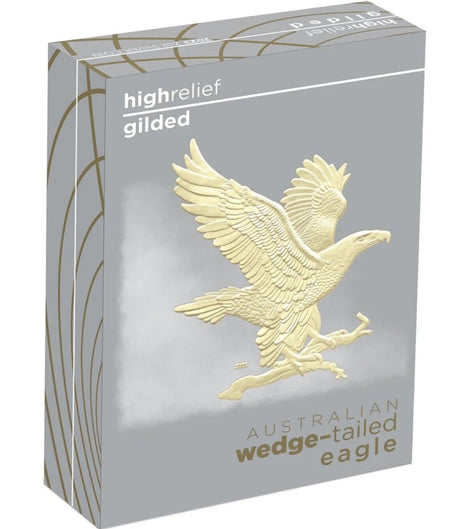 2023 Australian Wedge-Tailed Eagle 2oz Silver High Relief Gilded Coin