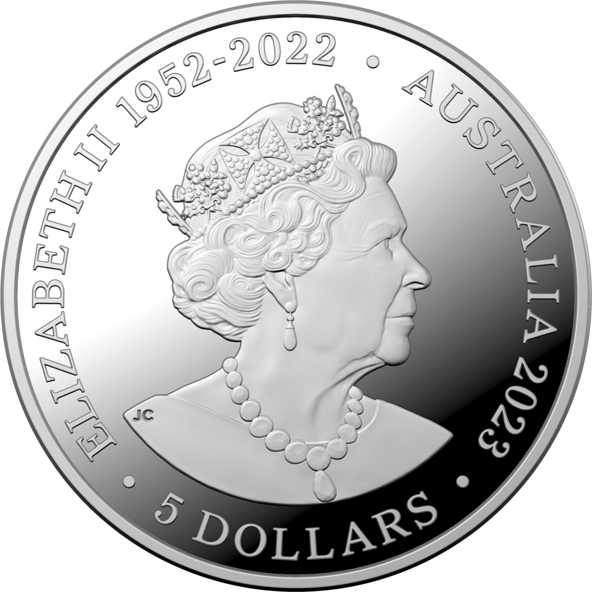 Australia 2023 $5 Australia Antarctic Territory Emperor Penguin Coloured 1oz Silver Proof Coin