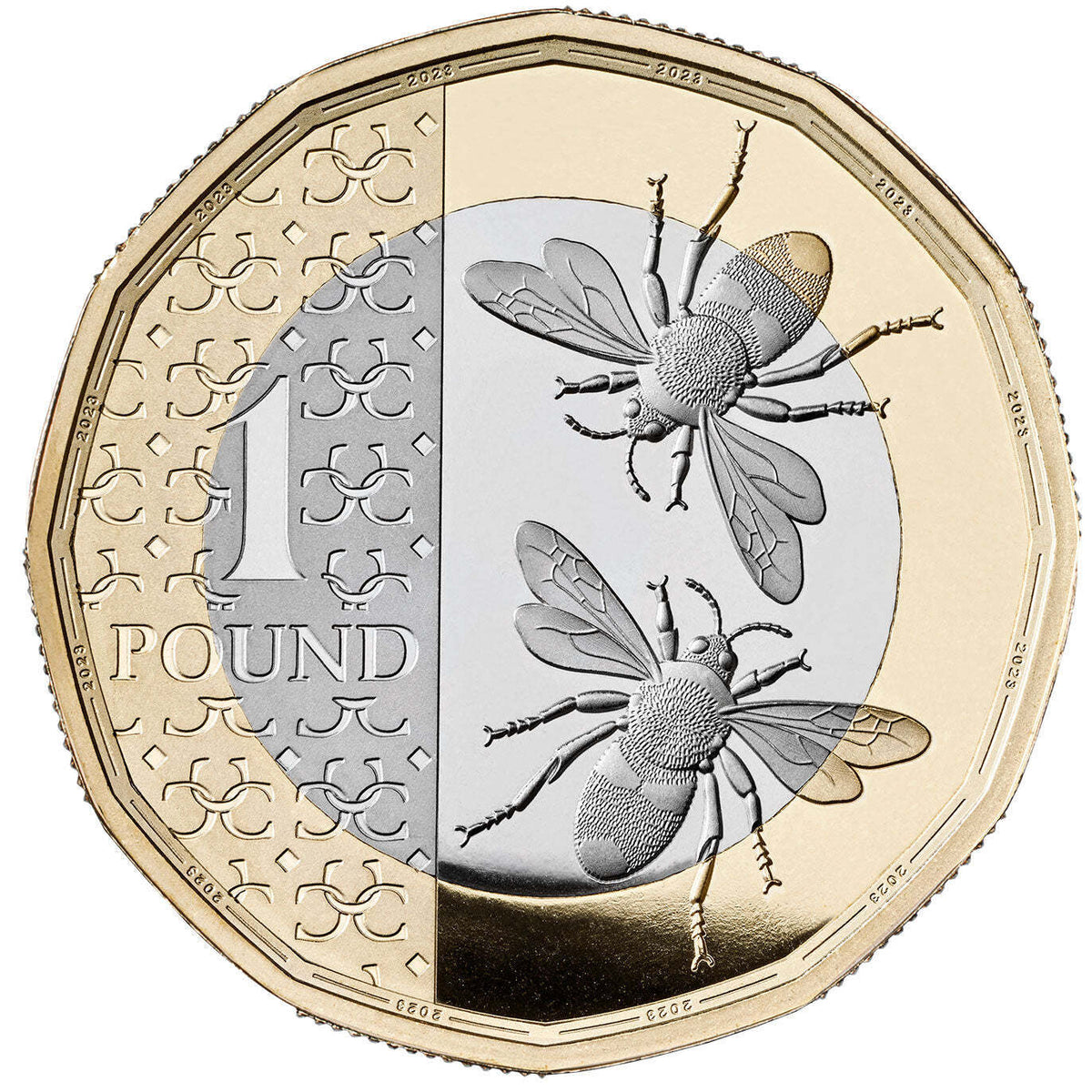 United Kingdom 2023 King Charles III Definitive Proof Coin Set with Honey Bee Coin