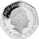 United Kingdom 2020 50p Innovation in Science Series- Rosalinfd Franklin - DNA The Double Helix Silver Proof