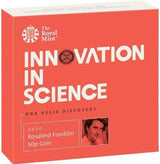 United Kingdom 2020 50p Innovation in Science Series- Rosalinfd Franklin - DNA The Double Helix Silver Proof