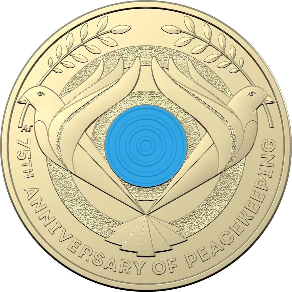 Australia 2022 $2 75th Anniversary of Peacekeeping Coloured Uncirculated Sealed Royal Australian Mint Bag of 5 Coins