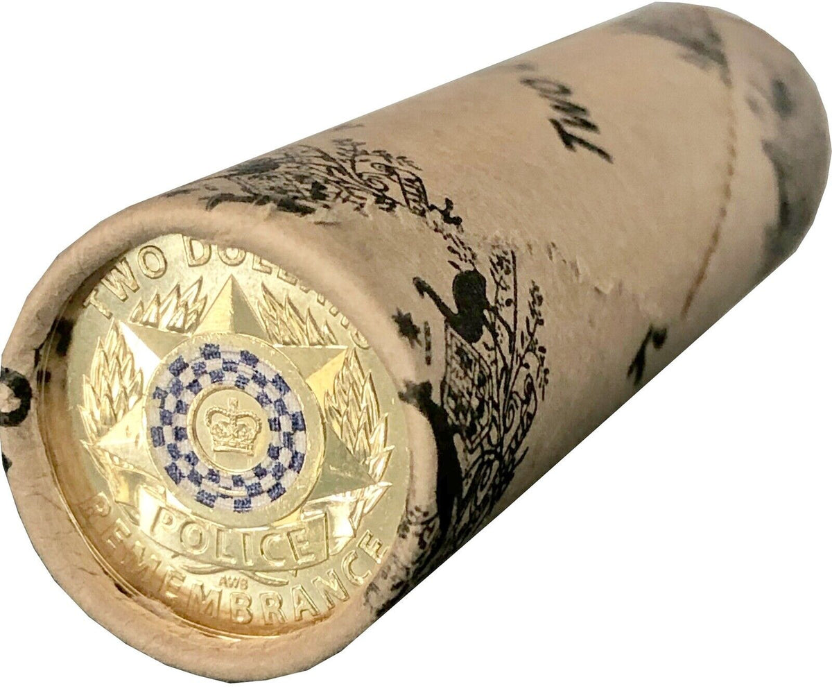 Australia 2019 $2 Police Remembrance Royal Australian Mint Uncirculated Roll