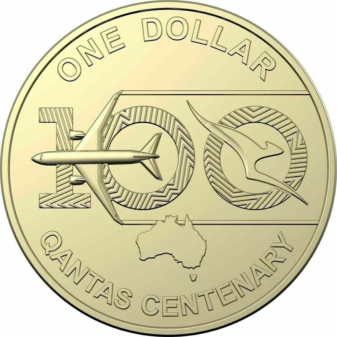 Australia 2020 $1 QANTAS Uncirculated Sealed Royal Australian Mint Bag of 10 Coins
