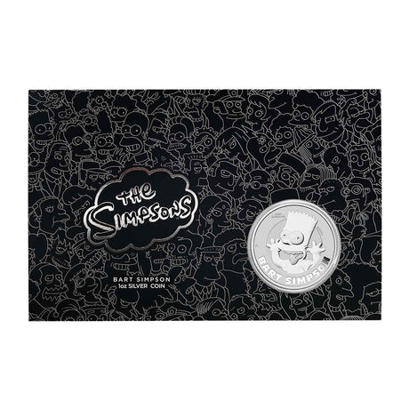 Tuvalu 2022 $1 2022 Bart Simpson .9999 1oz Silver Brilliant Uncirculated