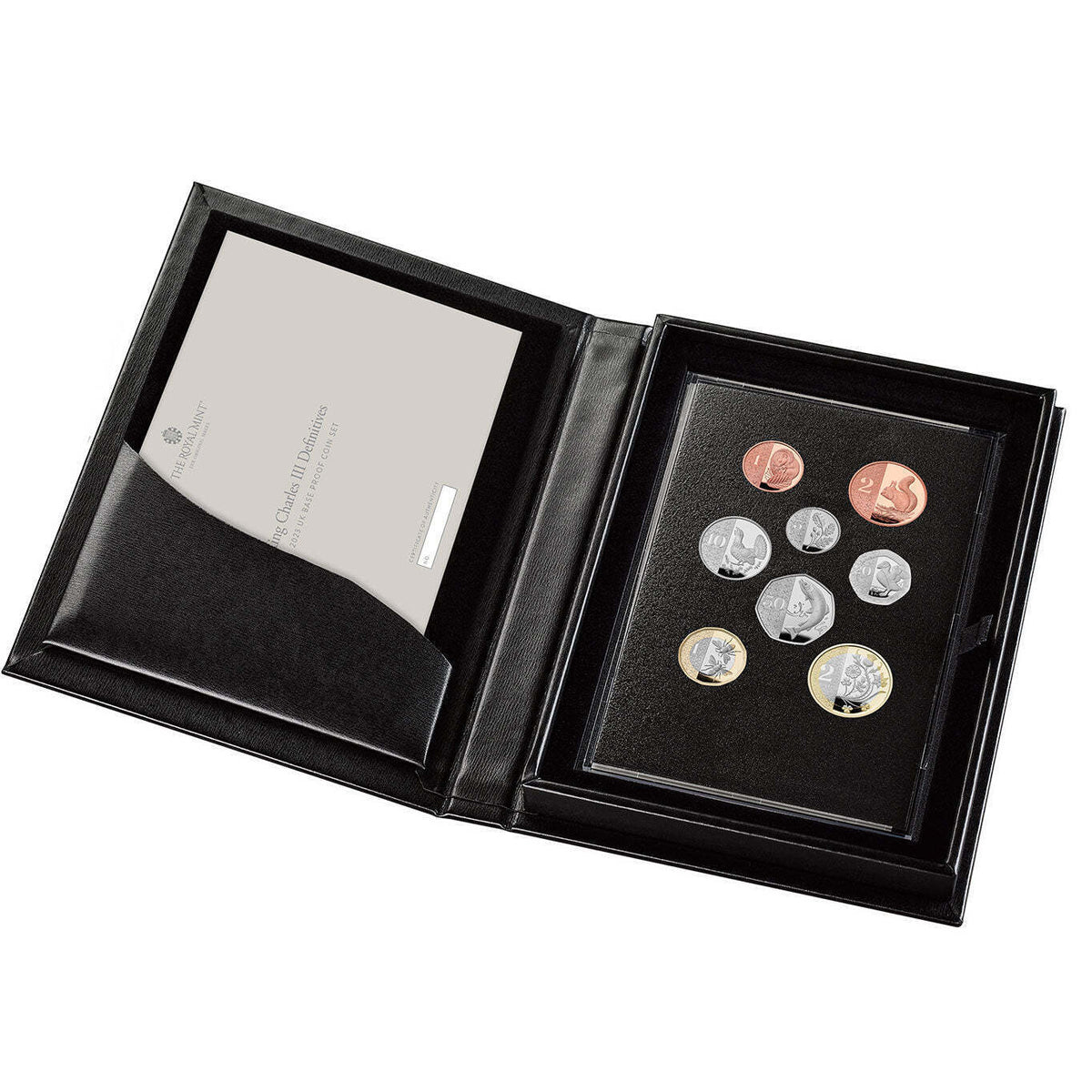 United Kingdom 2023 King Charles III Definitive Proof Coin Set with Honey Bee Coin