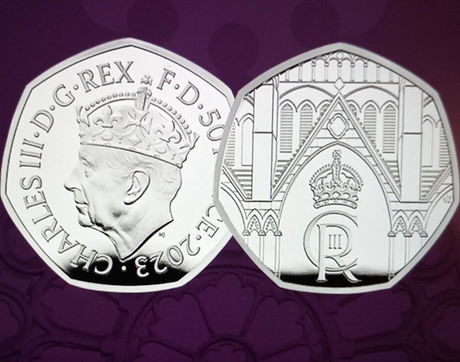 United Kingdom 2023 50p King Charles III Coronation Silver Proof Coin