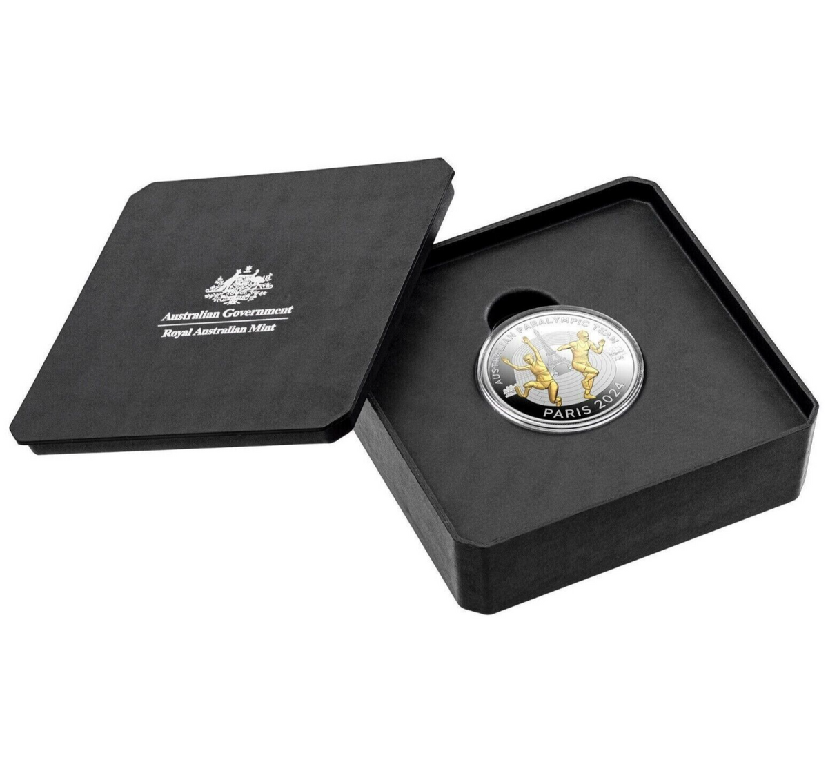 Australia 2024 $5 AUSTRALIAN PARALYMPIC TEAM Domed Silver Proof