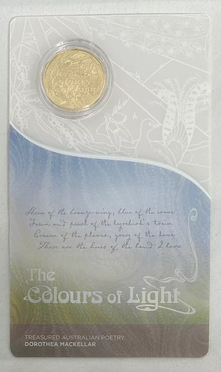Australia 2025 50 Cents DOROTHEA MACKELLAR TREASURED AUSTRALIAN POETRY 3-Coin Al-Br Uncirculated Set