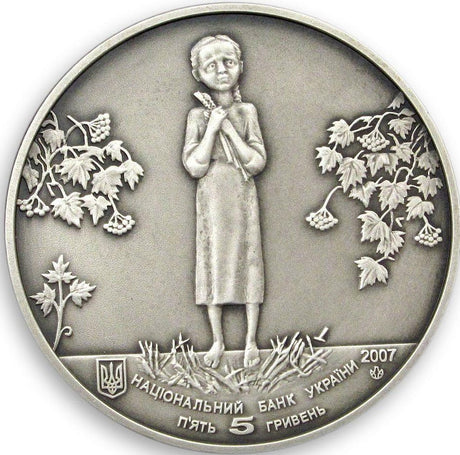 Ukraine 2007 5 Hryven Holodomor Genocide Of Ukrainian People