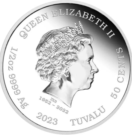 Tuvalu 2023 50 Cents DISNEY 100th ANNIVERSARY 1/2oz .9999 Silver Proof Coloured Coin 2000 Minted.