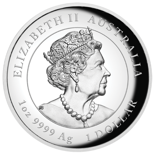 Australia 2023 $1 Year of the Rabbit 1oz Silver Proof High Relief Coin - Lunar Series III Perth Mint