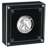 Australia 2023 $1 Year of the Rabbit 1oz Silver Proof High Relief Coin - Lunar Series III Perth Mint