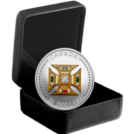 Canada $20 2023 St. Edward’s Crown Proof 1oz .9999 Silver coin