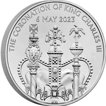 United Kingdom 2023 £5  King Charles III Coronation Brilliant Uncirculated Coin