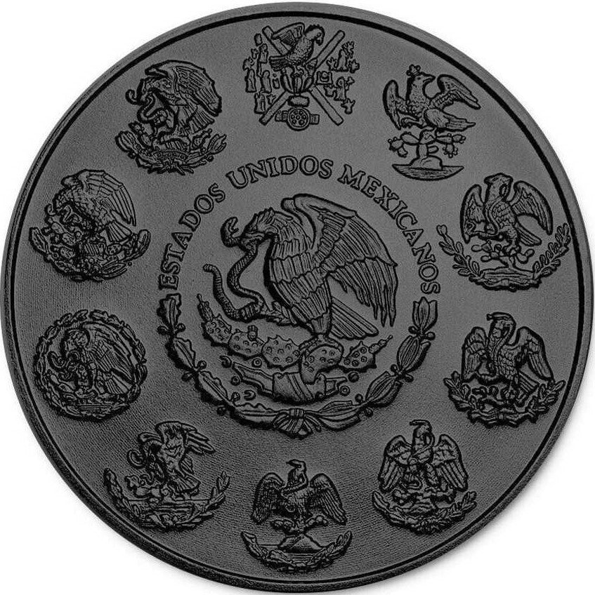 Mexico 2023 1 Onza Libertad SANTA MUERTE 1 Oz .9999 Coloured Silver coin Obverse