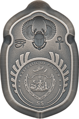 Palau 2023 $5 SCARAB Cheops 1 oz Antique .9999 Silver Coin CIT Smartminting®
