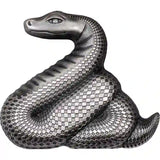 Mongolia 2025 1000 Togrog NIMBLE SNAKE Lunar Collection 1 Oz Antique Silver Coin CIT Smartminting®
