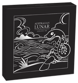 Australia 2025 $30 Year of the Snake 1 kilo.9999 Silver Coloured Coin with Gold Privy Mark PERTH MINT