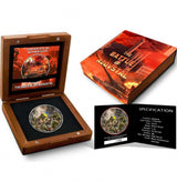 Ukraine 2023 1 Hryvna THE BATTLE OF AZOVSTAL 1 Oz Coloured .9999 Silver Coin Box Case Certificate