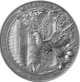 Cameroon 2023 2000 Francs THE GARDEN OF EDEN Bible Stories 2 Oz Antique Silver Coin