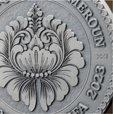 Cameroon 2023 2000 Francs CFA Twists of Destiny Series THE GOLDEN TOUCH 2 oz Antique Silver Coin