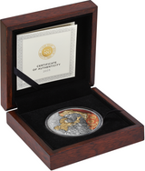 Cameroon 2023 2000 Francs CFA Twists of Destiny Series THE GOLDEN TOUCH 2 oz Antique Silver Coin
