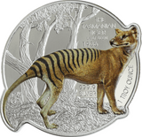 Solomon Islands 2021 $2 Tasmanian Tiger 1 oz .999 Colourised Silver Proof Coin