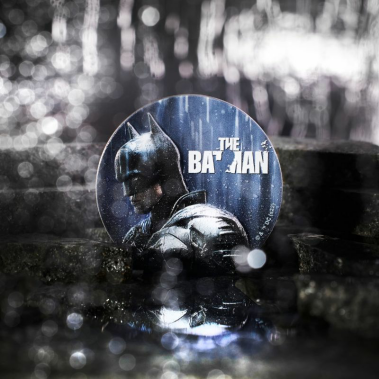 Niue Island 2024 $5 The Batman DARK KNIGHT 2 Oz .999 Silver UHR 2.7mm UV Printing