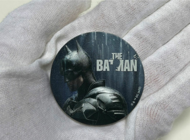 Niue Island 2024 $5 The Batman DARK KNIGHT 2 Oz .999 Silver UHR 2.7mm UV Printing