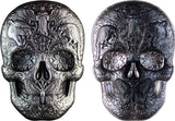 PRE-ORDER South Korea 2026 KOMSCO CALAVERA de PLATA Skull Silver Antiqued UHR Stacker Obverse and Reverse