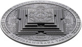 Mongolia 2022 2000 Togrog VAIROCHANA BUDDHA MANDALA Archeology Symbolism Ultra High Relief Antiqued 3 Oz Silver Coin