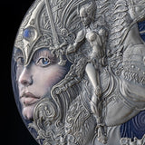 Cameroon 2023 2000 Francs CFA Valkyrie Femina Bellator 2 Oz Silver Coin 500 Made