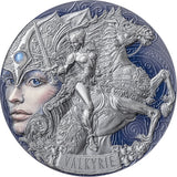 Cameroon 2023 2000 Francs CFA Valkyrie Femina Bellator 2 Oz Silver Coin 500 Made