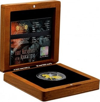 Carpathians 2023 5 Thalers White Horse- Four Horsemen of the Apocalypse 1 Oz Silver Proof Coin