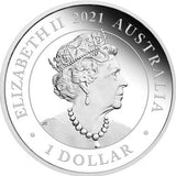 Australia 2021 $1 Wedding 1oz .9999 Silver Proof Coin Perth Mint
