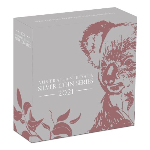 Australian Koala 2021 $8 5oz Silver Proof High Relief Gilded Coin