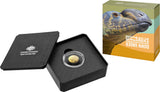 Australia Dinos Down Under 2022 $10 Australian Dinosaurs C; Mintmark 1/10oz Gold Proof Coin Box and Case