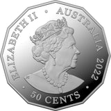 Australia 2022 50 Cent Platinum Jubilee of HM Queen Elizabeth II - Silver Proof