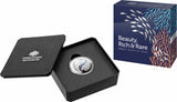 Australia 2022 $5 Beauty Rich & Rare Great Barrier Reef  Silver Coloured Proof Domed Coin