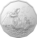 Australia 2022 50 Cent Uncirculated Lunar Year of the Rabbit