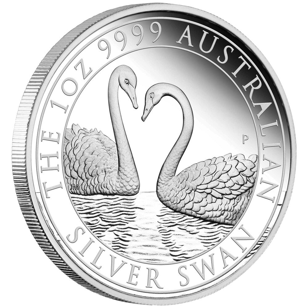 Australia 2022 $1 Australian Silver Swan 1oz .9999 Silver Proof Coin