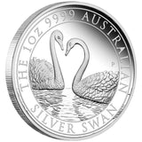 Australia 2022 $1 Australian Silver Swan 1oz .9999 Silver Proof Coin