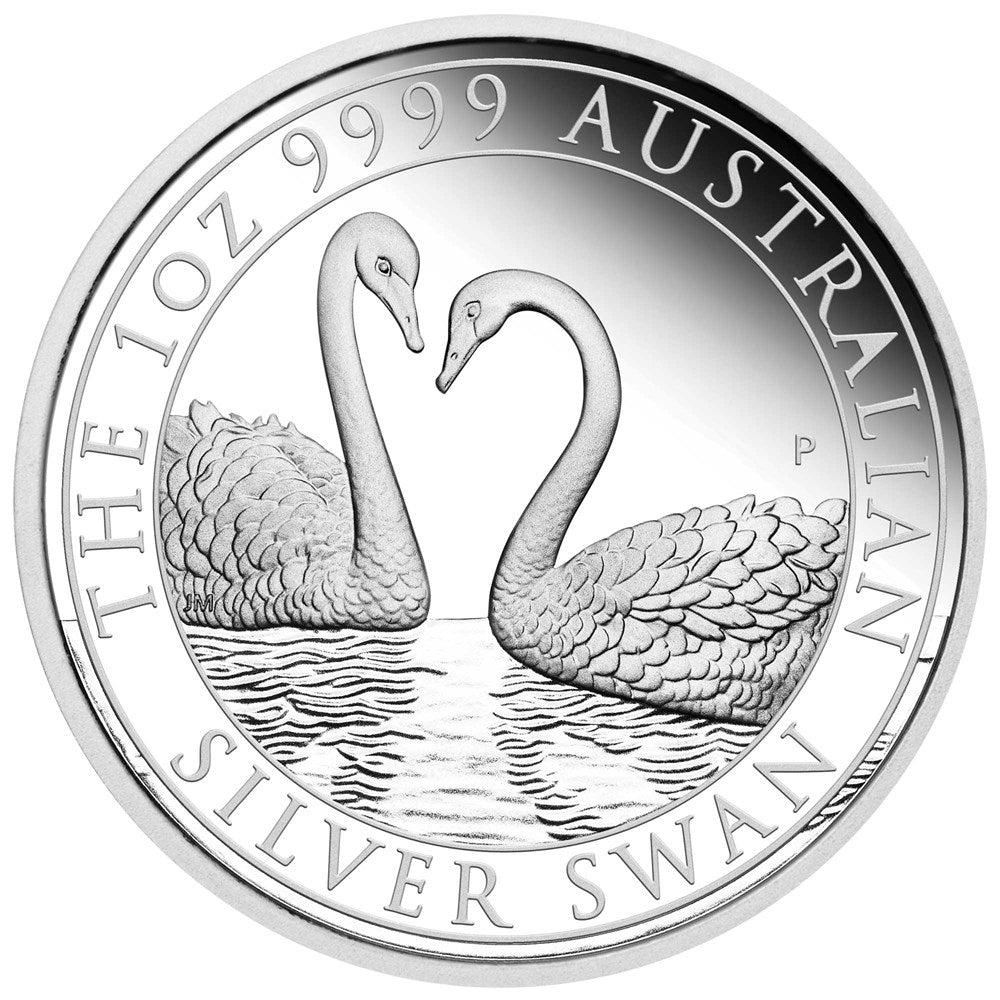 Australia 2022 $1 Australian Silver Swan 1oz .9999 Silver Proof Coin