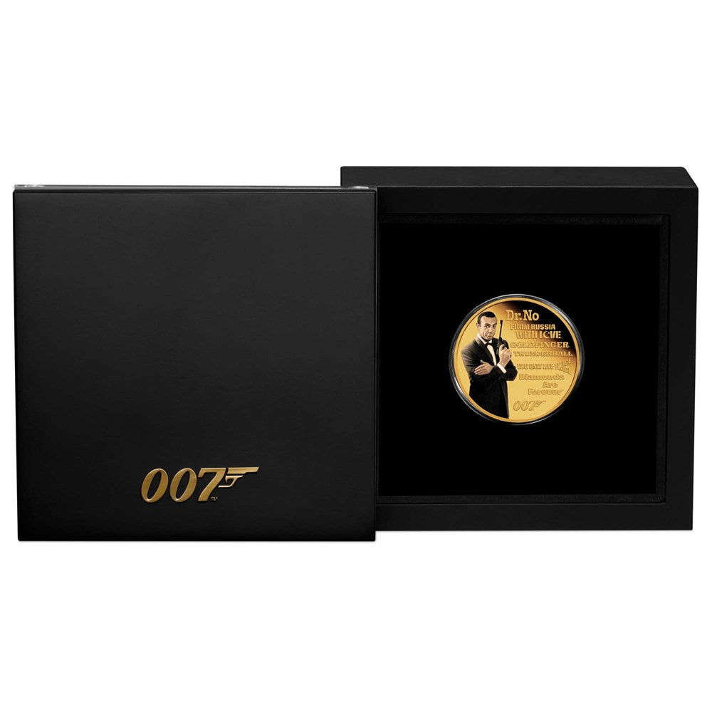 Tuvalu 2022 $50 James Bond Legacy Series – 1st Issue 1/4oz Gold Proof Coin