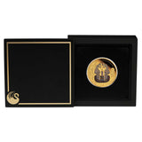 Tuvalu 2022 Tutankhamun Discovery 100 Year Anniversary 2022 1oz Gold Proof Coloured Coin Perth Mint