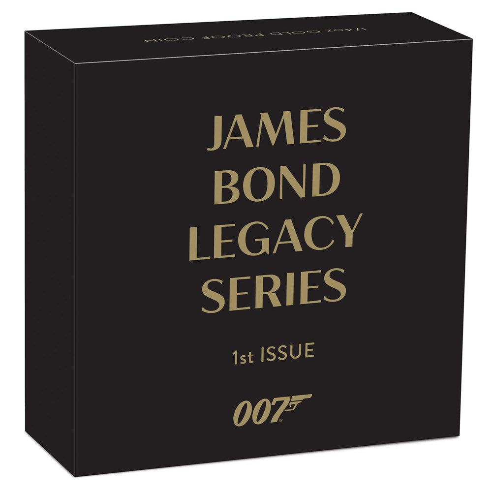 Tuvalu 2022 $50 James Bond Legacy Series – 1st Issue 1/4oz Gold Proof Coin