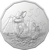 Australia 2022 50 Cent Uncirculated Lunar Year of the Rabbit