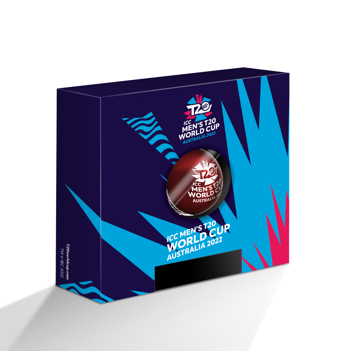 Barbados 2022 $5 T20 Cricket World Cup Ball-shaped Colour 1oz Silver Proof Coin 500 Coins Made